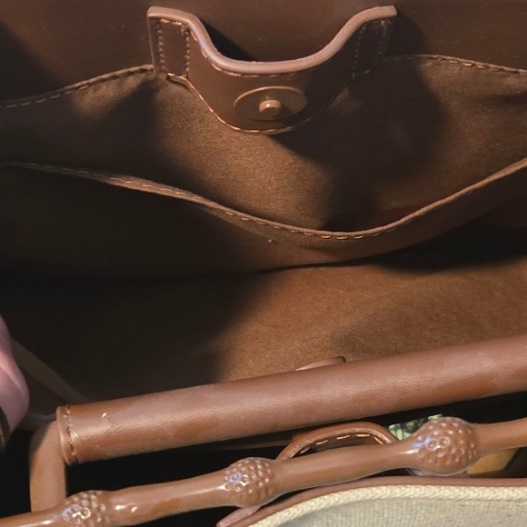 NWT Loungefly Warner Bros. Harry Potter Tan & Brown Purse with Crossbody Strap - Picture 11 of 11